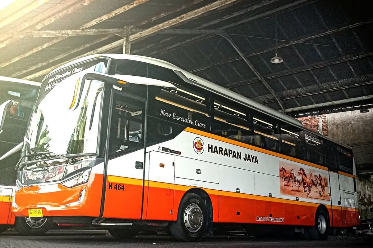 bus AKAP, rute baru, tiket bus, naik bus, Rute Bus AKAP, Harapan Jaya Buka Rute Tawangmangu-Ciputat, Harga Tiket Rp 245.000
