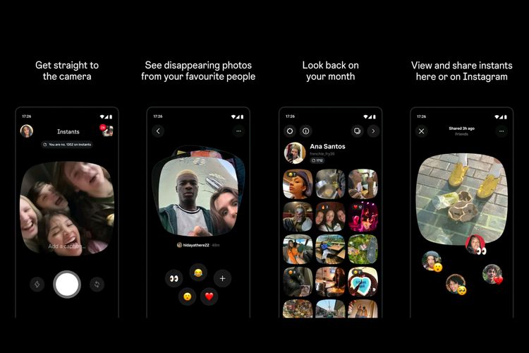 Instants, Instagram, Instagram Rilis 