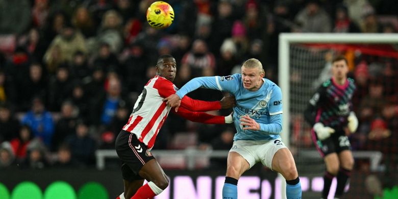 Liga Inggris, Sunderland, Man City, Manchester City, Bernardo Silva, Hasil Sunderland Vs Man City 0-0: Black Cats Perpanjang Rekor Tak Terkalahkan di Kandang