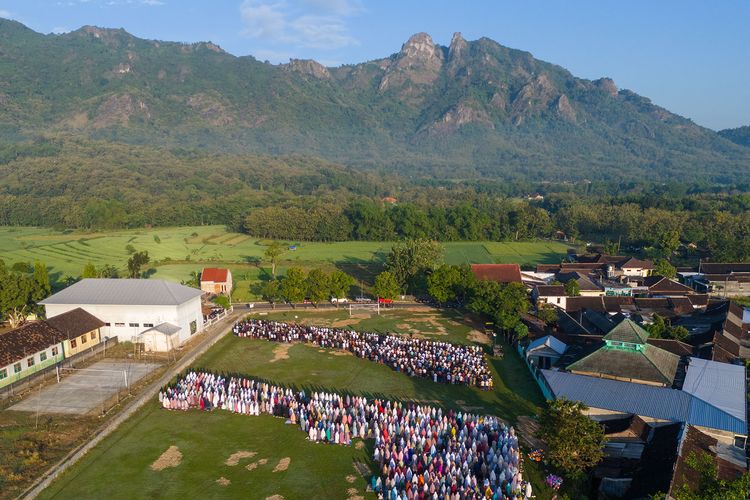 Wonogiri juga Punya Tempat Shalat Ied yang Indah dengan Pemandangan Gunung Api Purba