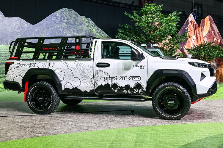 Hilux, Gazoo Racing, GR Parts, modifikasi, Toyota, Pikap Kabin Ganda, Hilux Travo, 4TREX, Modifikasi Toyota Hilux Travo 4TREX, Siap Diajak Off-Road