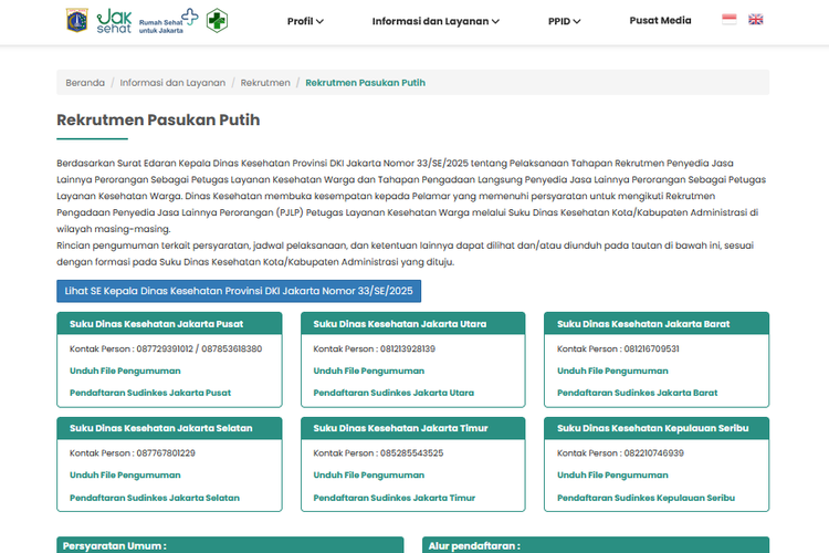 pasukan putih DKI Jakarta, tugas pasukan putih jakarta, layanan kesehatan door to door, perbedaan Pasukan Putih dan Pasukan Oranye, rekrutmen Pasukan Putih 2025, gaji Pasukan Putih DKI, cara daftar Pasukan Putih Jakarta, program kesehatan Pemprov DKI, Mengenal Pasukan Putih DKI Jakarta, Layanan Kesehatan “Door to Door” yang Beda dari Pasukan Oranye, Siapa yang menjadi sasaran Pasukan Putih?, Tugas Pasukan Putih DKI Jakarta, Syarat menjadi Pasukan Putih, Perbedaan Pasukan Putih dan Pasukan Oranye, Rekrutmen Pasukan Putih diperpanjang