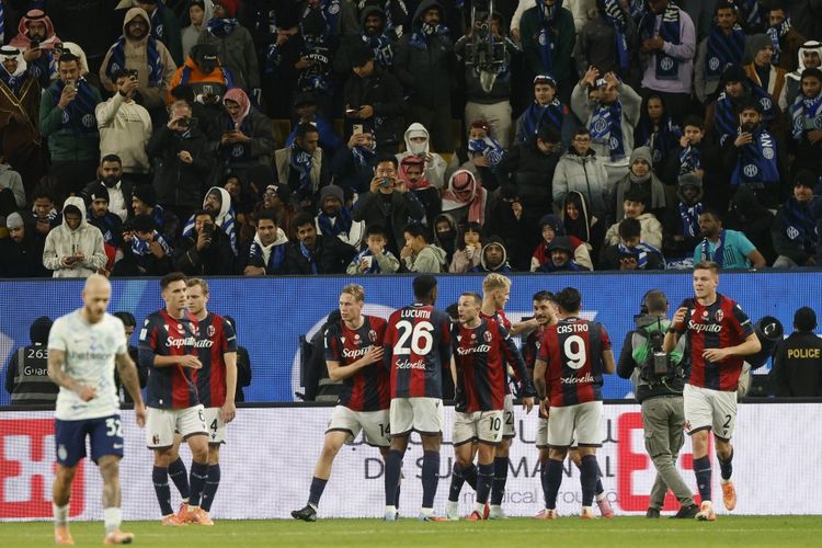 Supercoppa Italiana 2025-2026, Bologna vs Inter, Bologna vs Inter Milan, Chivu, Hakan Calhanoglu, Inter Kalah Adu Penalti, Chivu Ungkap Alasan Tak Masukkan Calhanoglu
