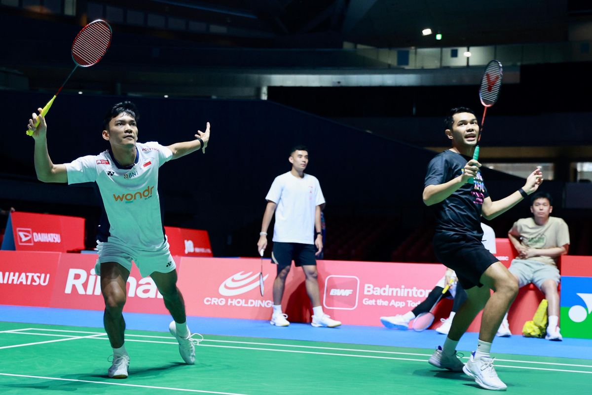 Japan Open 2025, Fajar Alfian, fajar alfian, Muhammad Shohibul Fikri, Fajar Alfian Muhammad Shohibul Fikri, hasil Japan Open 2025, Hasil Japan Open 2025: Debut Manis Fajar/Fikri, Menangi Duel Merah Putih
