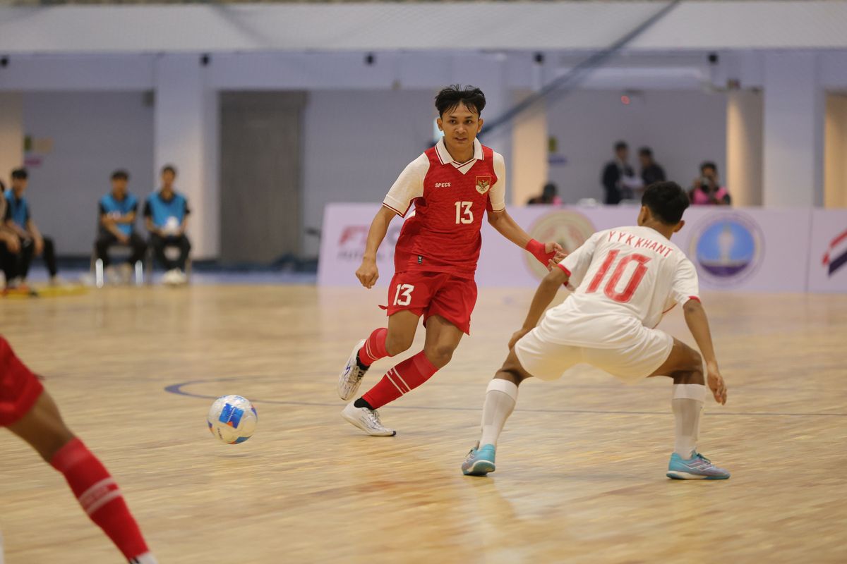 Indonesia, Brunei Darussalam, Alfian Nurhayadi, Timnas, Timnas Futsal U16 Indonesia, Piala AFF Futsal U16, Hasil Piala AFF Futsal U16 2025: Timnas Indonesia Lumat Brunei Darussalam