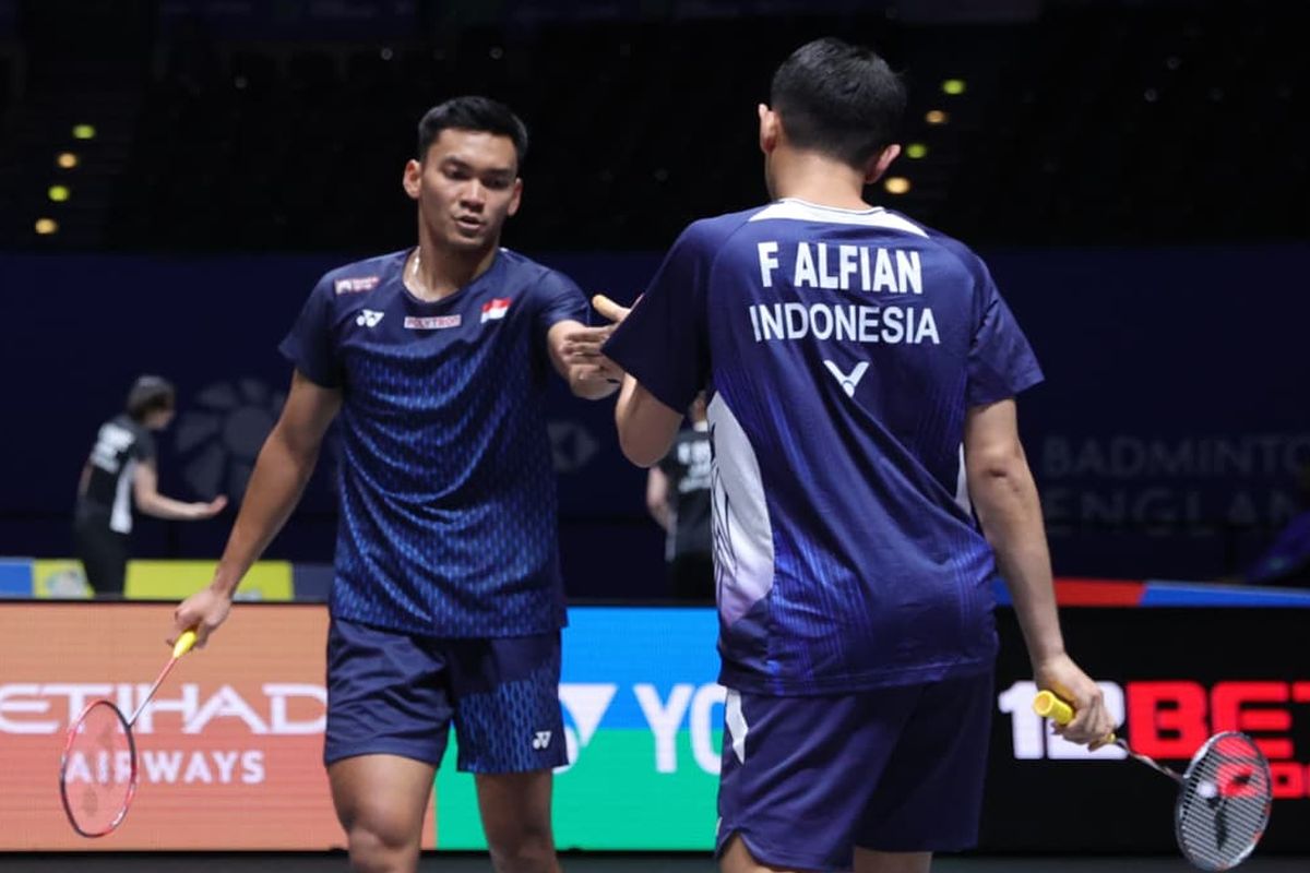 Indonesia, All England, Fajar Alfian, Muhammad Shohibul Fikri, Jafar Hidayatullah, Felisha Alberta Nathaniel Pasaribu, Link Live Streaming All England 2026, Seru Diwarnai 2 Duel Merah-Putih