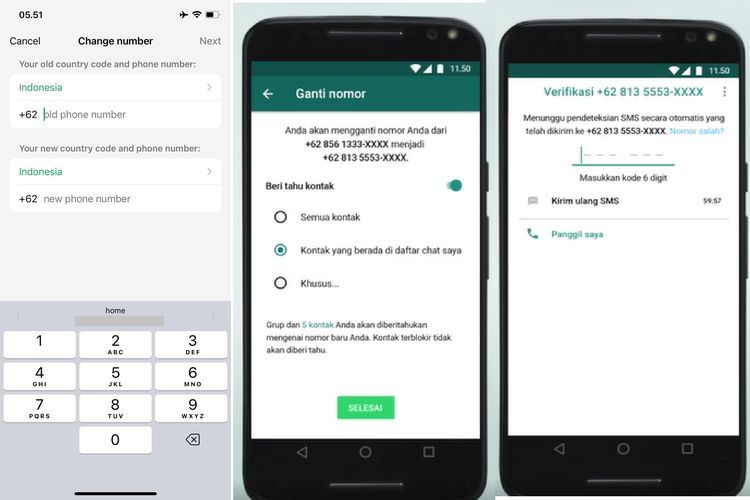 WhatsApp, Cara Ganti Nomor WhatsApp Lama yang Sudah Tidak Aktif dengan Nomor Baru
