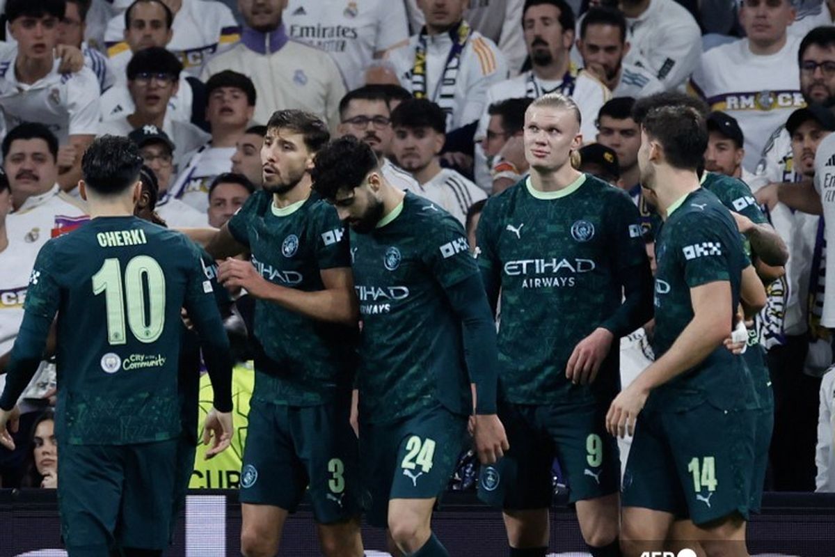 Real Madrid, Man City, Liga Champions, Erling Haaland, Real Madrid vs Man City, Liga Champions 2025-2026, Komentar Haaland Usai Bawa Man City Hancurkan Real Madrid di Bernabeu
