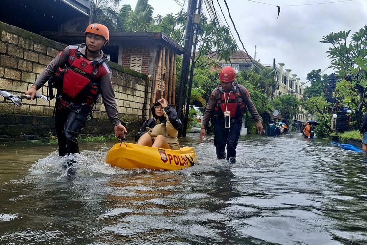 Bali, Bali Dikepung Cuaca Ekstrem, 76 Titik Bencana Terdeteksi, Denpasar Jadi Wilayah Terparah