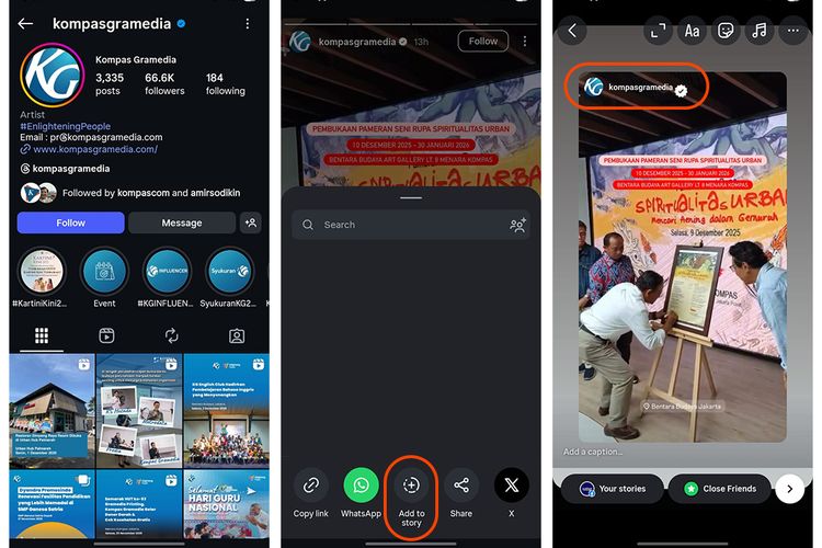 Instagram, IG Stories, Android, media sosial, aplikasi, instagram, fitur baru instagram, repost stories, Fitur Baru Instagram, Bisa Repost Stories Siapa Saja Tanpa Perlu Follow dan Mention