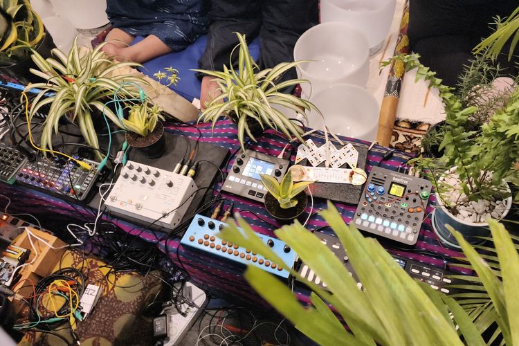 BANDUNG, musisi, Bandung, Bottlesmoker, teknologi, Teknologi, bandung, Musisi Bottlesmoker Pamer Teknologi Bikin Tanaman Bisa Main Musik