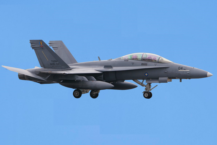 Malaysia, F-18, TUDM, Rekaman Video Jet tempur F/A-18D Malaysia Meledak dan Terbakar