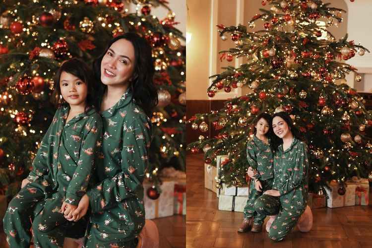 Natal, merayakan Natal, Intip Outfit Shandy Aulia Saat Merayakan Natal 2025, Classic Chic Style