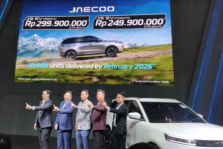 pameran otomotif, Jaecoo, J5 EV, GJAW 2025, Jaecoo J5, Jaecoo Hadir di GJAW 2025, Bawa J5 EV