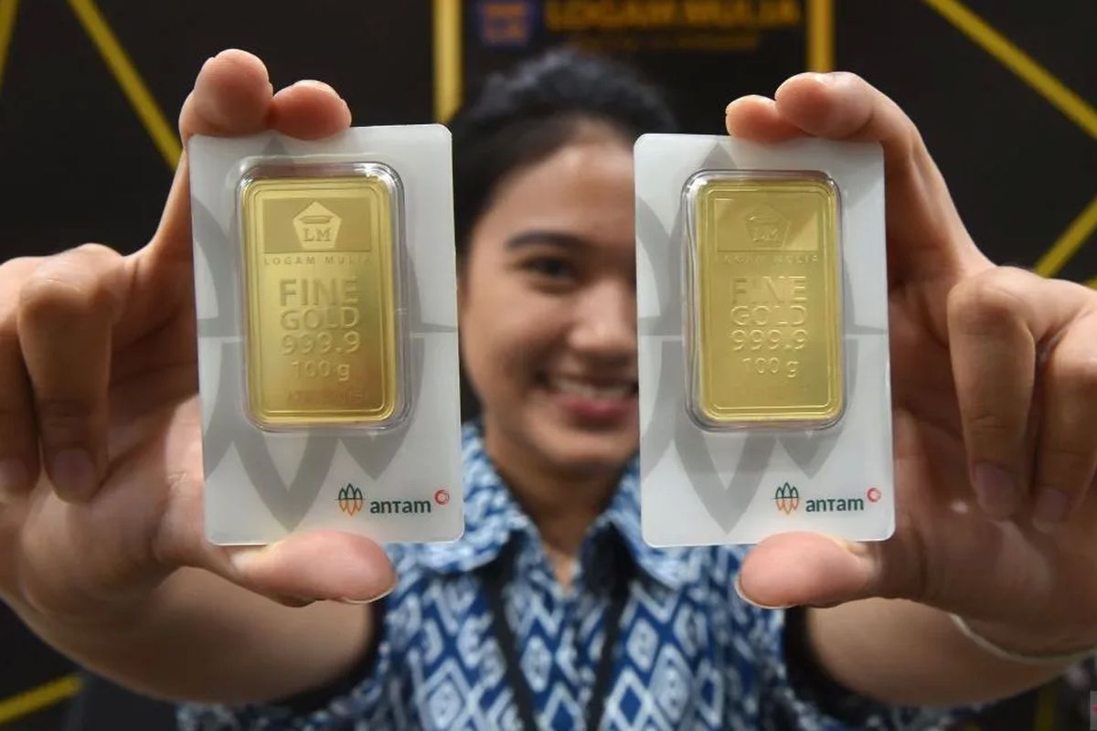 harga emas Antam, harga emas hari ini, Butik Antam, harga antam hari ini, Harga Emas Antam Hari Ini 22 Oktober 2025 Turun Rp 177.000 Jadi Rp 2,31 Juta per Gram
