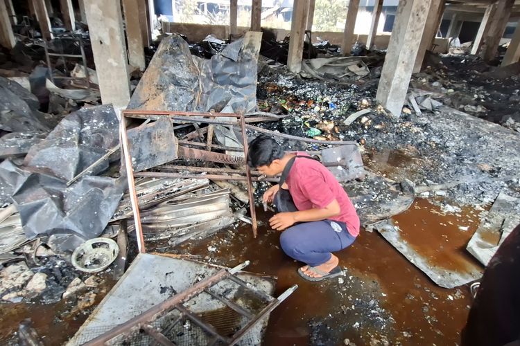 letupan gas, penyebab kebakaran, Pasar Wonogiri, korsleting listrik, kebakaran pasar wonogiri, Kebakaran Pasar Wonogiri Diduga karena Korsleting, Pedagang: Suasananya Seperti Kiamat
