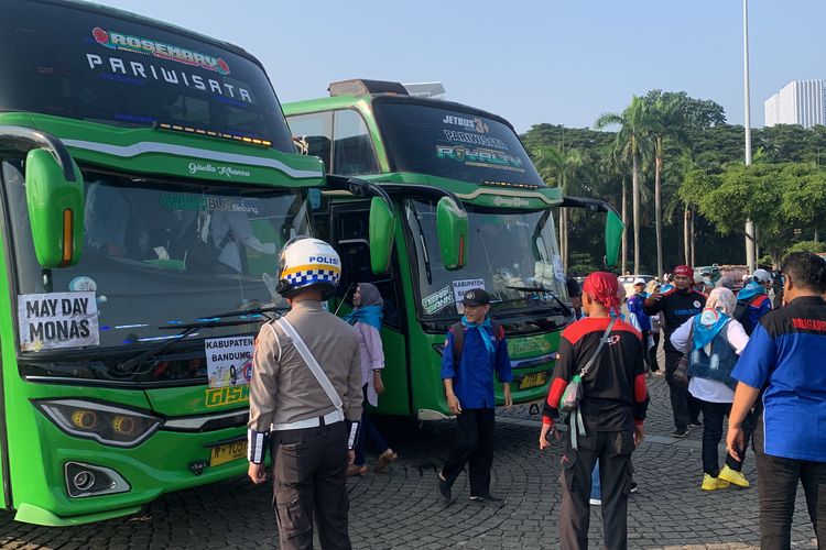 lalu lintas, Jalur Alternatif, Waspada Macet Saat May Day, Hindari Ruas Jalan Berikut Ini