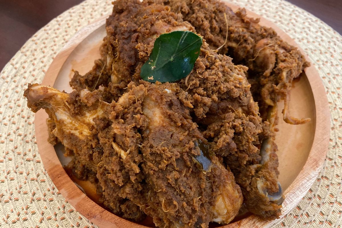 rendang ayam Padang, resep rendang ayam Padang, Bumbu rendang ayam Padang, cara membuat rendang ayam Padang, Resep Rendang Ayam Padang Tanpa Kelapa Parut, Apa Saja Bumbunya?