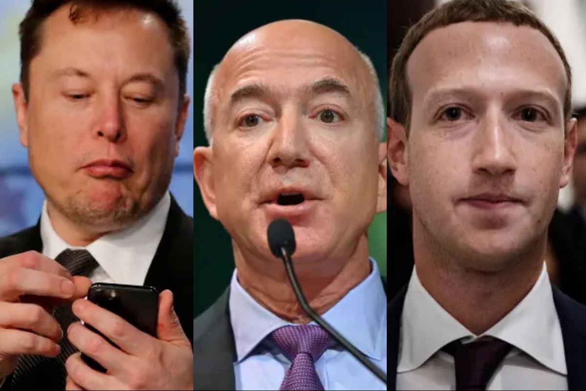 Elon Musk, Jeff Bezos, Larry Page, Mark Zuckerberg, larry page, orang terkaya di dunia, kekayaan Elon Musk, orang terkaya di dunia nomor 1, 5 Besar Orang Terkaya di Dunia, Semuanya Bos Perusahaan Teknologi