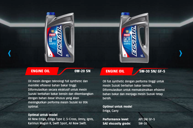 pelumas, Suzuki ECSTAR genuine oil, Oli Mesin Suzuki Alami Kenaikan Harga