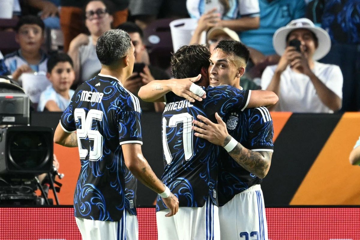 Argentina vs Honduras, Timnas Argentina, Hasil Argentina Vs Honduras 2-0, Lautaro 1 Gol dan 1 Assist
