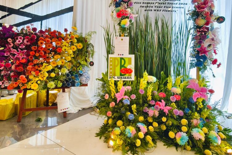 Surabaya, florist, bunga segar, Tren Florist 2026, Eksplorasi Warna dan Bunga Segar Masih Jadi Favorit