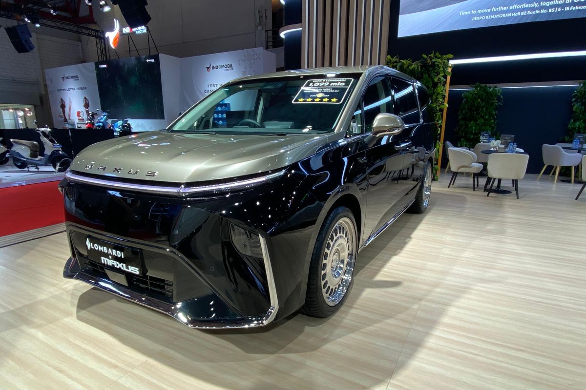 Maxus, Lombardi, IIMS, Maxus Mifa 9 Lombardi Hadir di IIMS 2026, Harga Tembus Rp 1 Miliar