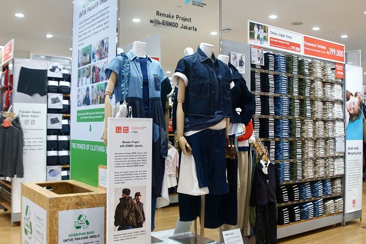 Uniqlo, ESMOD Jakarta, ESMOD, fashion, baju bekas, Uniqlo Gandeng ESMOD Sulap Baju Bekas Jadi Koleksi Fesyen Kontemporer