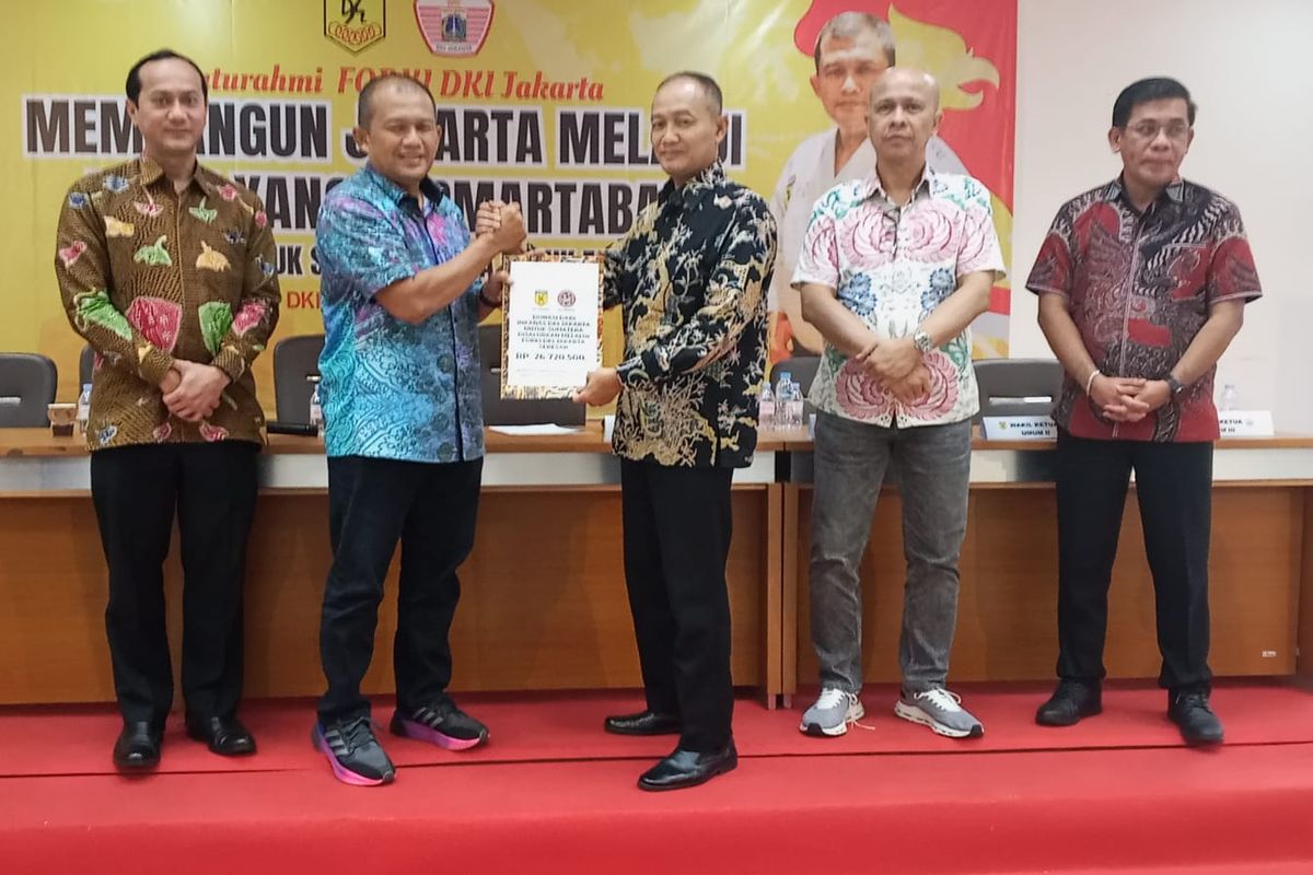 Forki, karate, Silaturahmi Forki Jakarta, Tegaskan Arah Pembinaan dan Serahkan Donasi untuk Sumatra