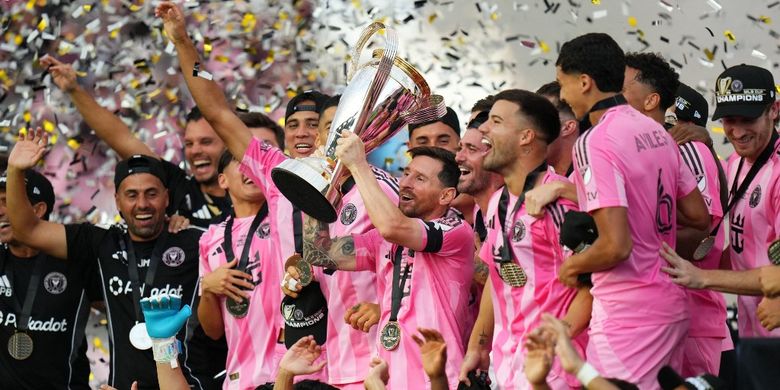 Lionel Messi, Jorge Mas, Javier Mascherano, Donald Trump, Gedung Putih, Barron Trump, Donald Trump Sambut Inter Miami di Gedung Putih, Sebut Anaknya Fans Berat Lionel Messi
