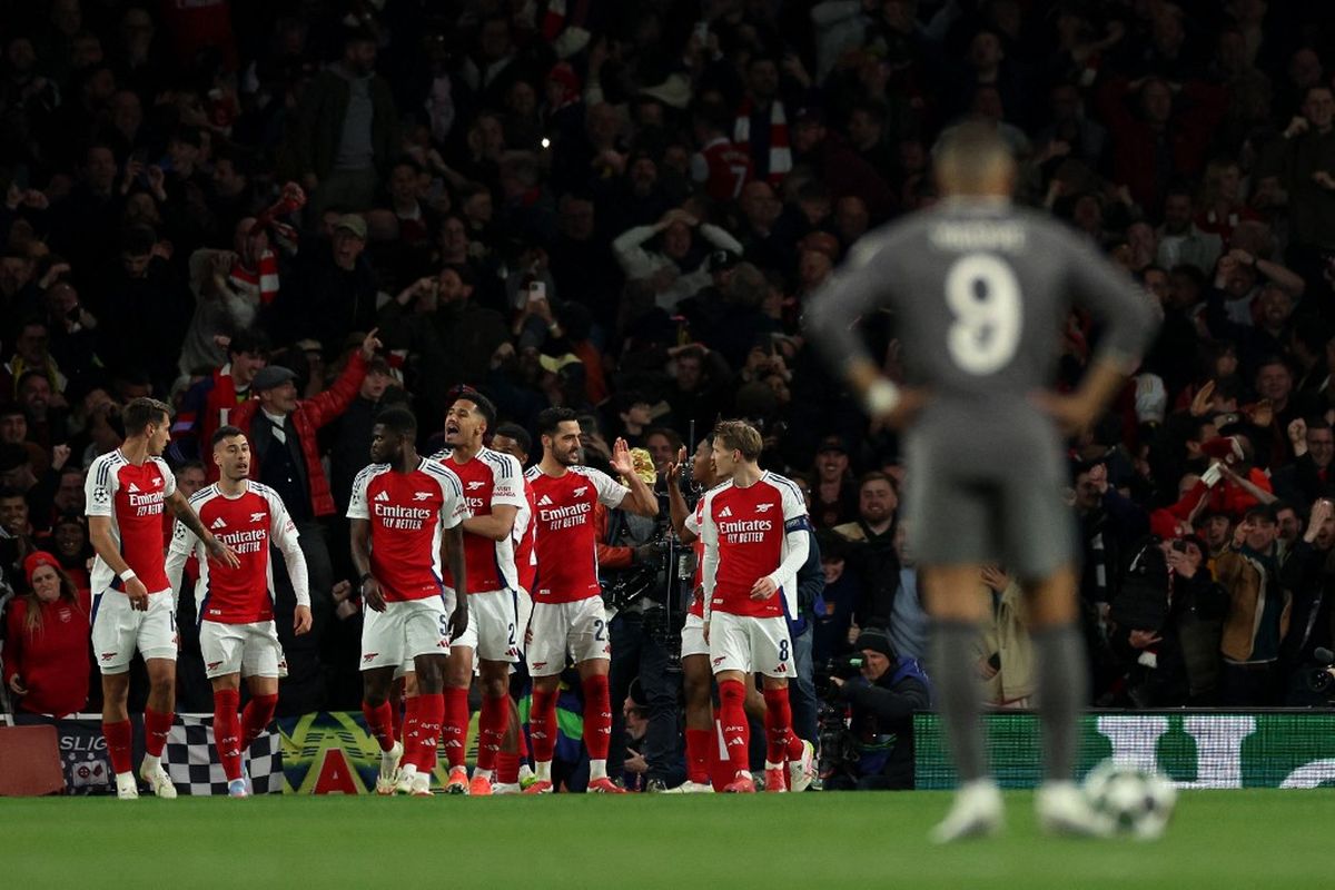 Manchester City, Real Madrid, Liga Inggris, Premier League, Arsenal, Liverpool, Kylian Mbappe, Kylian Mbappe Prediksi Arsenal Jadi Juara Liga Inggris 2025-2026