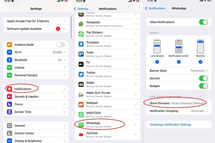 WhatsApp, Chat, notifikasi, cara sembunyikan notifikasi chat, Cara Sembunyikan Notifikasi Chat di Layar Kunci HP