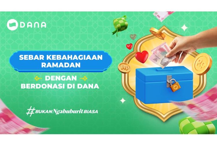 Aplikasi DANA, donasi digital, DANA, berbagi berkah ramadhan, Berbagi Berkah Idul Fitri, Berikut 3 Cara Mudah Bersedekah dari Rumah
