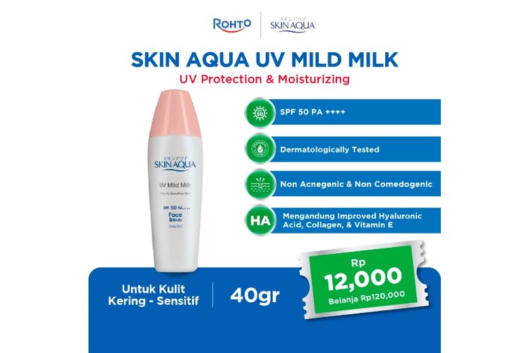 kulit sensitif, sunscreen, skincare, rekomendasi, 12 Sunscreen untuk Kulit Sensitif, Ringan dan Nyaman Dipakai Harian