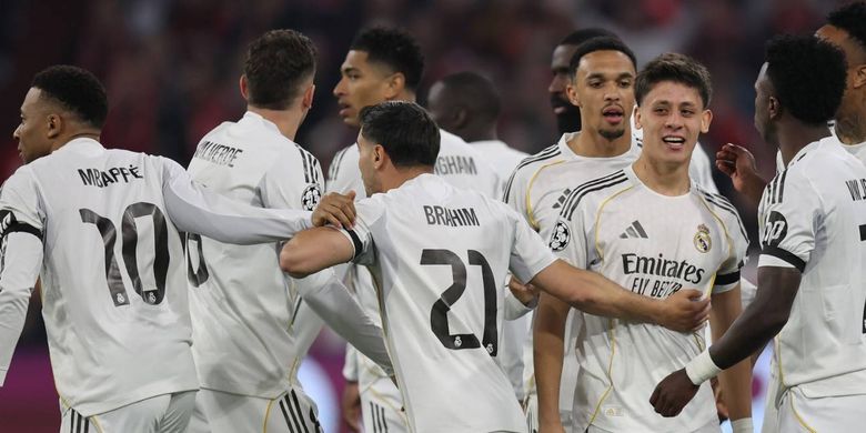 Bayern Muenchen, UEFA Champions League, Bayern, Real Madrid, Antonio Rudiger, Aleksandar Pavlovic, Harry Kane, Kylian Mbappe, Luis Diaz, Michael Olise, Skor Bayern Vs Real Madrid 4-3, Josep Stanisic Marah ke Antonio Rudiger