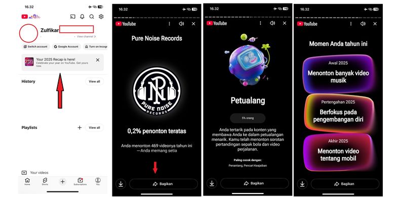 YouTube, Recap 2025, YouTube Wrapped, YouTube Recap, YouTube Music, YouTube Recap 2025, YouTube Music Recap, youtube recap 2025, cara buat YouTube Recap, syarat membuat YouTube Recap 2025, recap 2025, cara membuat youtube recap 2025, Belum Dapat YouTube Recap 2025? Cek Dulu Syarat Minimal dan Kelayakannya