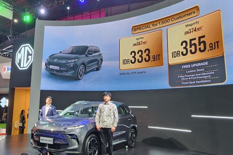 harga, MG S5 EV, IIMS, MG Buka Harga S5 EV di IIMS 2026, Konsumen Awal Dapat Harga Spesial