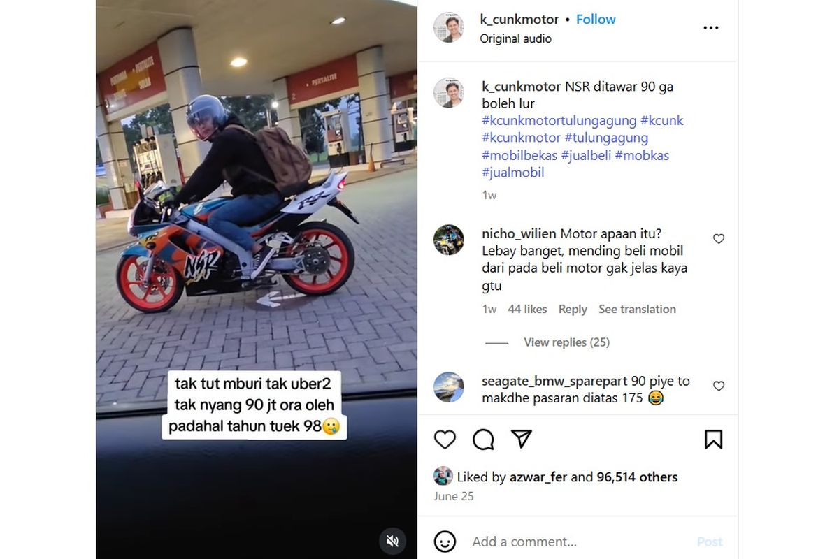 Honda NSR, NSR 150 SP, harga motor, Honda NSR 150SP, motor 2 tak, Honda NSR 150 Jadi Buruan Kolektor, Harga Gaib Tembus Ratusan Juta