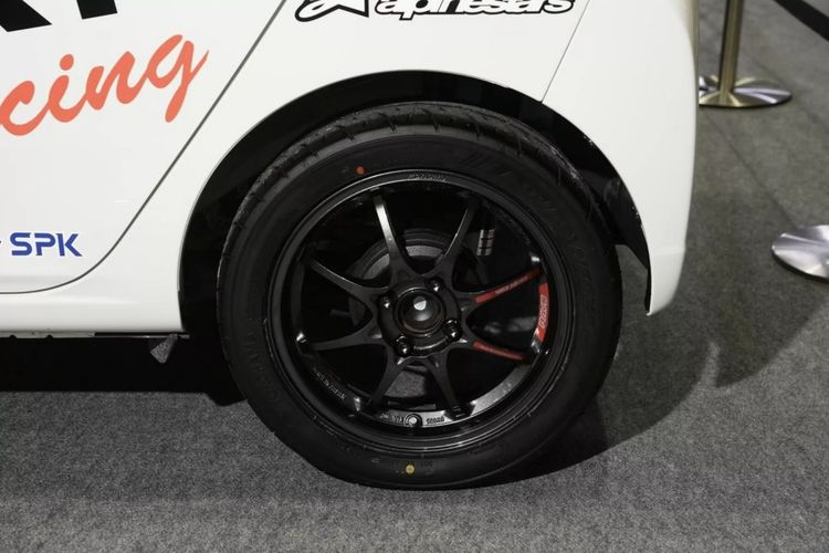 Daihatsu, modifikasi, Daihatsu Pamer Mira e:S Versi Balap yang Tampil Sederhana