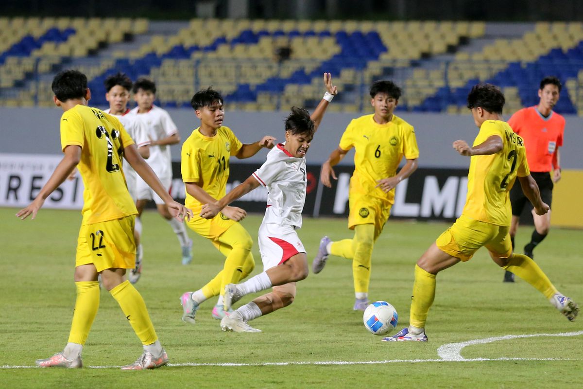 Malaysia, Muhammad Fareez Danial, Kurniawan Dwi Yulianto, Indonesia, Timnas, Evaluasi Kurniawan Dwi Yulianto Usai Timnas U17 Indonesia Kalah dari Malaysia