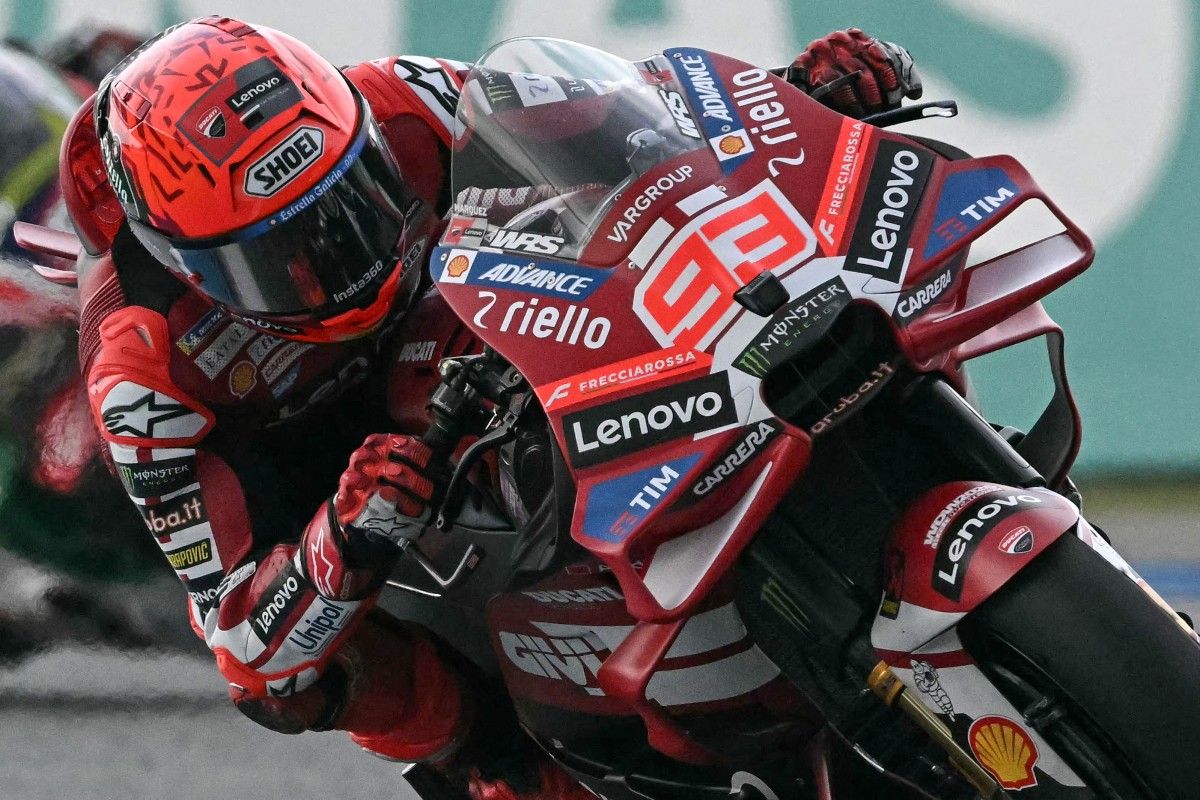 tear-off, helm pebalap, Jack Miller, MotoGP, Fabio Quartararo, Marc Marquez, Marco Bezzecchi, Alex Marquez, Pebalap Minta MotoGP Perketat Regulasi Pencopotan Lapisan Visor Helm