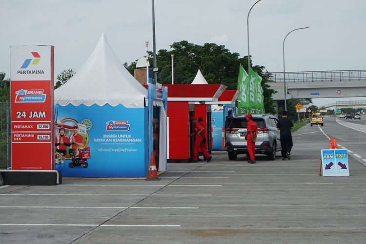 Modular, rest area, mudik, jalan tol, Layanan  BBM Motorist dan Modular Siaga di Rest Area Trans-Jawa