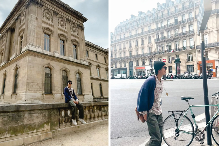 RM BTS, Kim Nam-joon, RM BTS selesai wamil, RM BTS Bebas Wamil, Nama Asli RM BTS, style RM BTS, outfit RM BTS, 5 Outfit RM BTS yang Bisa Jadi Inspirasi, Nyaman dan Stylish, 1. All-black streetwear look, 2. Smart casual museum date, 3. Artistic casual vibe, 4. Effortless street style, 5. Formal dan stylish