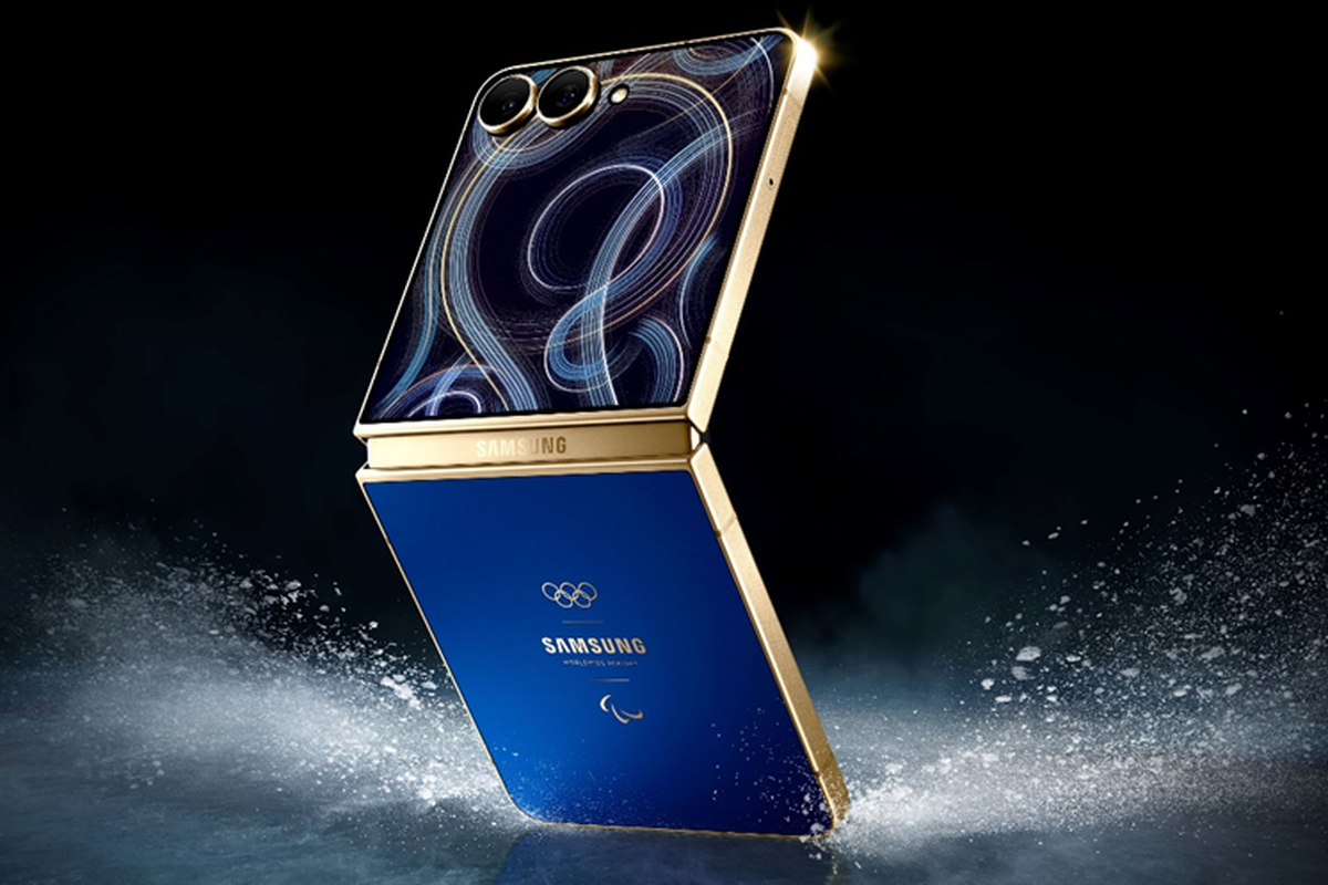 Samsung, Ponsel lipat, Samsung Bekali Atlet Olimpiade dengan Ponsel Lipat Emas Galaxy Z Flip 7 Milano Cortina 2026