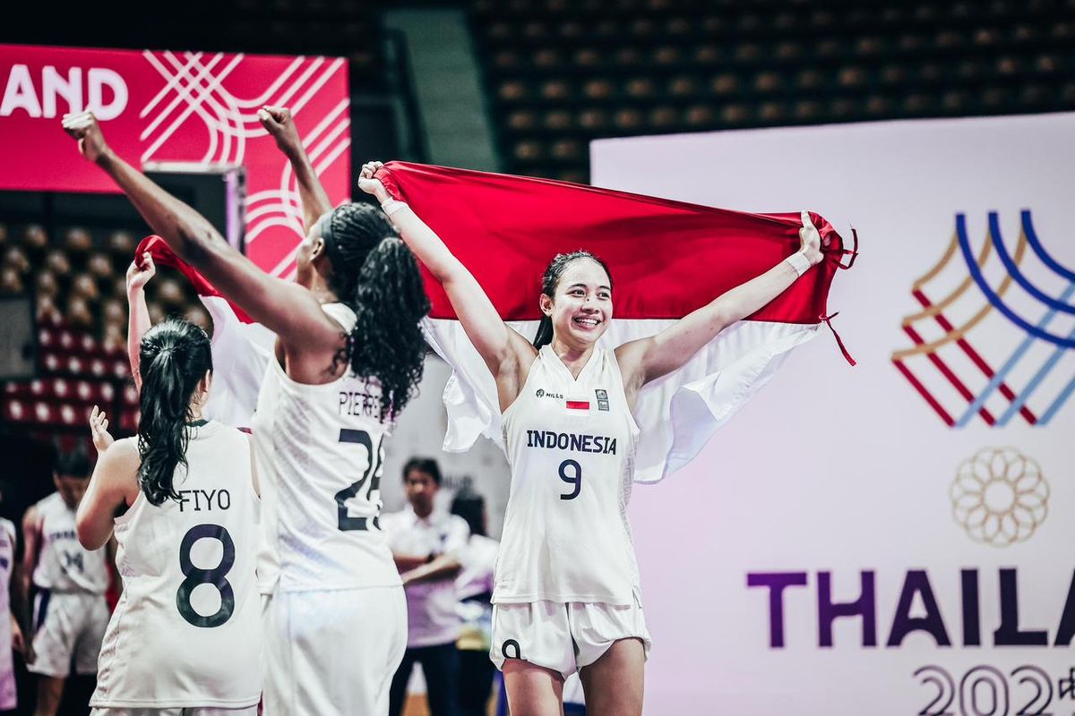 SEA Games 2025, PERBASI, bola basket, Sejarah! Timnas 3x3 Putri Raih Emas Perdana di Ajang SEA Games