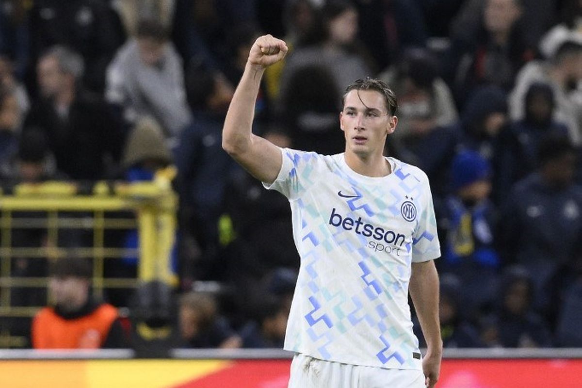 Inter Milan, Liga Champions, Union SG vs Inter Milan, Hasil Union SG vs Inter Milan 0-4, Bintang Terang Pio Esposito