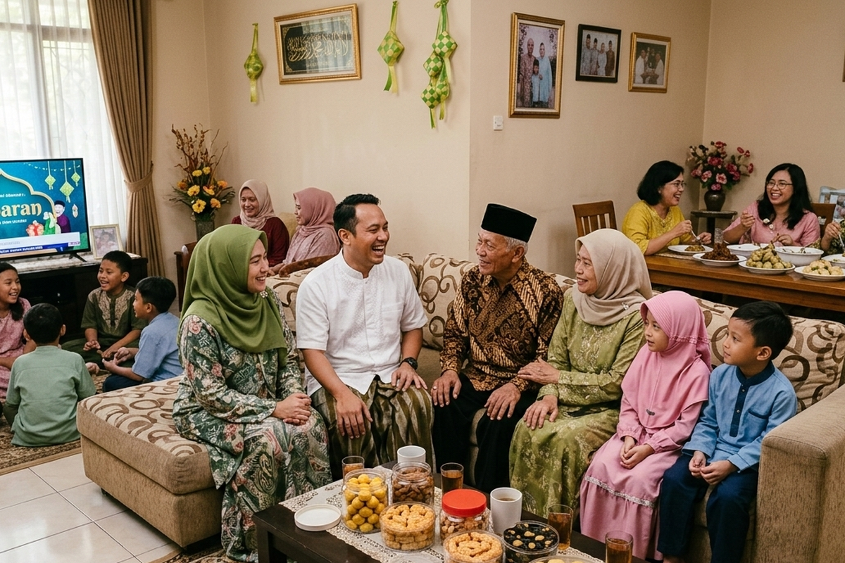 Lebaran, 4 Cara Mengatasi Overthinking Saat Silaturahmi Lebaran, 1. Atur durasi untuk merenungkan kecemasan, 2. Bedakan realita dengan prasangka pikiran, 3. Ubah fokus dari pengandaian menjadi langkah konkret, 4. Pilih kegiatan pengalih yang menenangkan pikiran