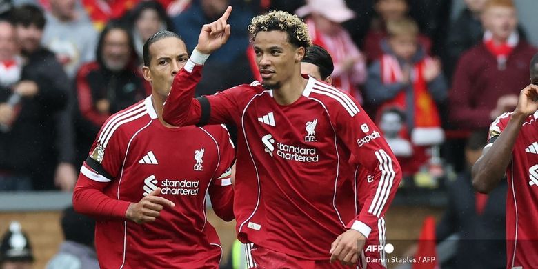 Liga Inggris, Liverpool, Southampton, Piala Liga Inggris, Alexander Isak, Carabao Cup, Liverpool vs Southampton, Hugo Ekitike, Carabao Cup 2025-2026, Hasil Liverpool Vs Southampton 2-1, Alexander Isak Pecah Telur