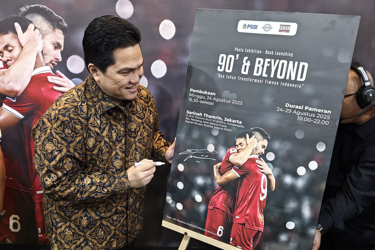 fotografi, Timnas Indonesia, pssi, erick thohir, Pameran Foto 90' & BEYOND, Rangkaian Awal Menuju PSSI Awards 2026