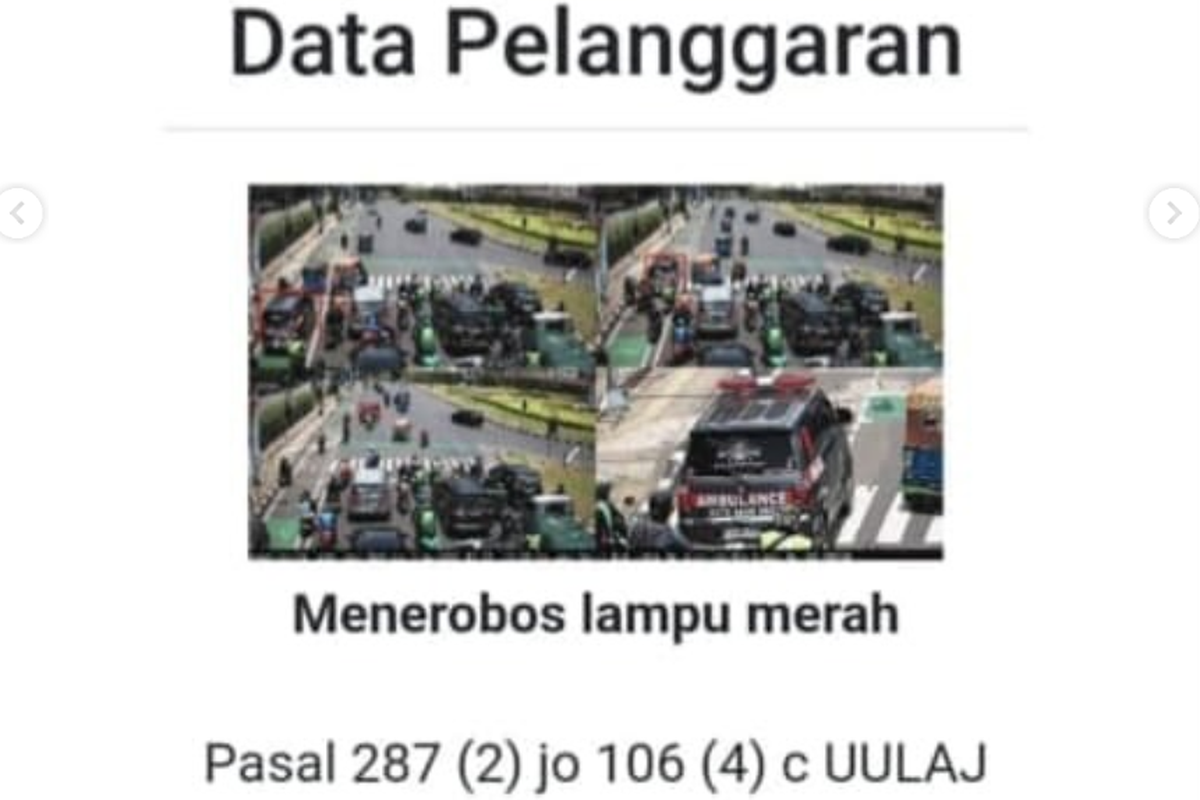 ETLE, Polda Metro Jaya, tilang ambulans, sanggahan tilang, Ambulans Terkena Tilang ETLE, Ini Penjelasannya